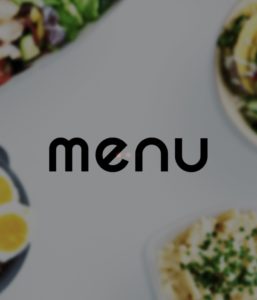 menu(メニュー)アプリ起動画面